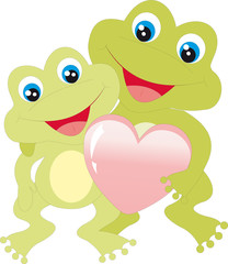 Frogs with heart