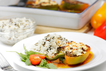 Paprikaschote mit Füllung