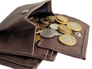 wallet with cash