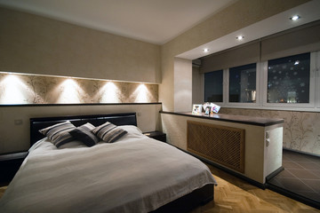 Bedroom in beige