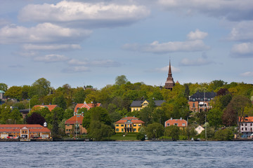 Obraz premium View to the buildings of Stockholm