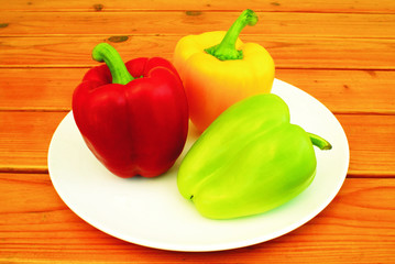 Verschiedene Paprikaschoten