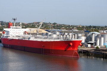 Brisbane: tanker in port.