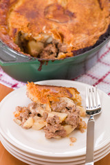 Pot pie portion