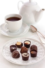 tea and chocolates