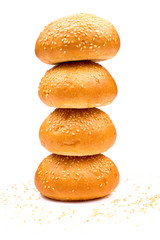 Column of buns