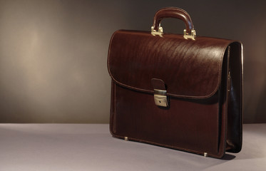 Briefcase On Dark