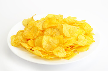 Golden fresh chips