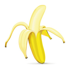 Peeled Vector Banana