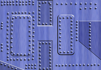 Obraz premium tôle riveté