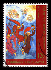 Fototapeta premium Postage stamp.