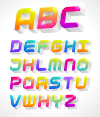 3d alphabet