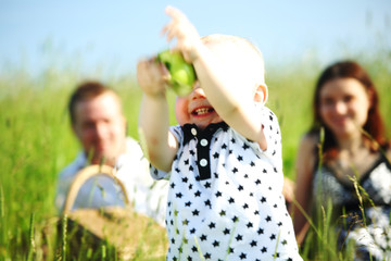 Fototapeta premium family picnic