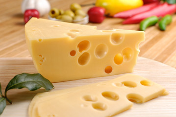 Cheese and vegetables