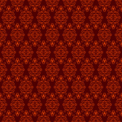 The vector image of  decorative seamless structure