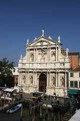 Fototapeta na wymiar Kościół Scalzi, Wenecja