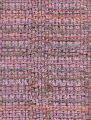 Close up detail of variegated handwoven fabric
