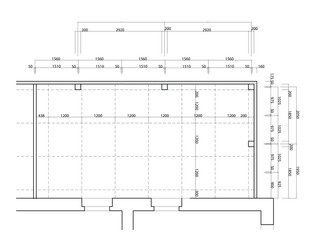 Technical drawing background