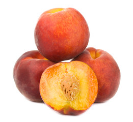 Fototapeta na wymiar heap of ripe peaches