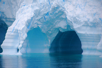 Naklejka na ściany i meble iceberg close up