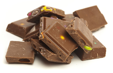 chocolate pieces