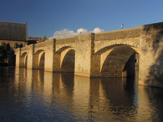 Naklejka premium Ville de Saint-Junien ; Charente, Limousin, Périgord