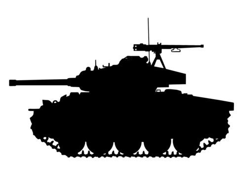 black tank silhouette, military vehicle clip art preview