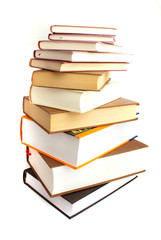 books pile