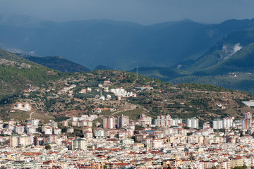 Fototapeta na wymiar Widok na miasto Alanya
