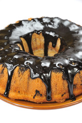 cake with chocolate
