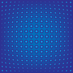 Fototapeta na wymiar abstract background blue dots
