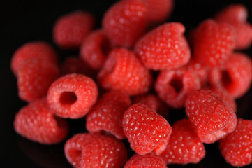 frische Himbeeren