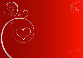 fond de cœurs argent