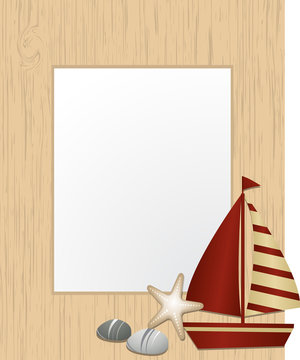 Nautical picture frame