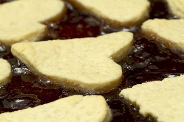 Pie with jam