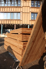Fototapeta na wymiar construction en bois