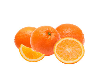 orange isolated on white background