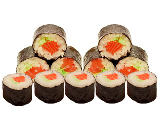sushi isolated on white background