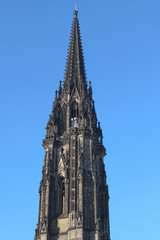 Fototapeta na wymiar Nikolai-Kirche, Hamburg - Detailansicht