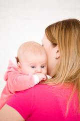 Mother and the small child