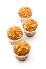 Cakes isolated on white