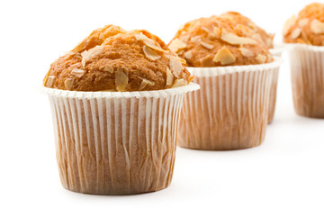 Cakes isolated on white