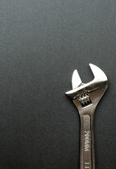 Spanner isolated on grey