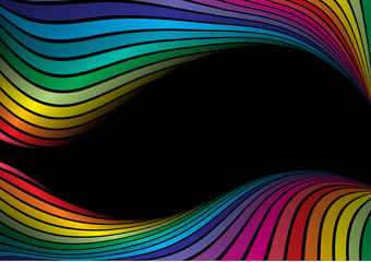 Rainbow vector  color gradients web   template