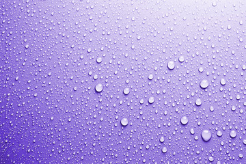 Blue water drops background texture