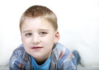 young boy closeup