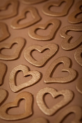 Golden Hearts - Valentine background