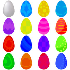 Easter eggs, set