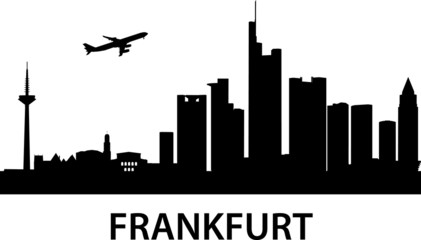 Skyline Frankfurt am Main - obrazy, fototapety, plakaty