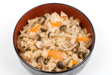 しめじごはん・どんぶり盛り